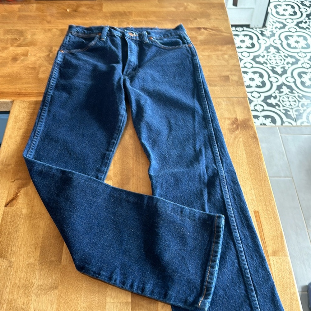 Wrangler Vintage Straight Leg Jean Blue 29 x 32
